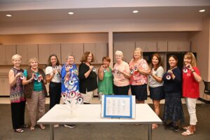 Making Patriot ornaments